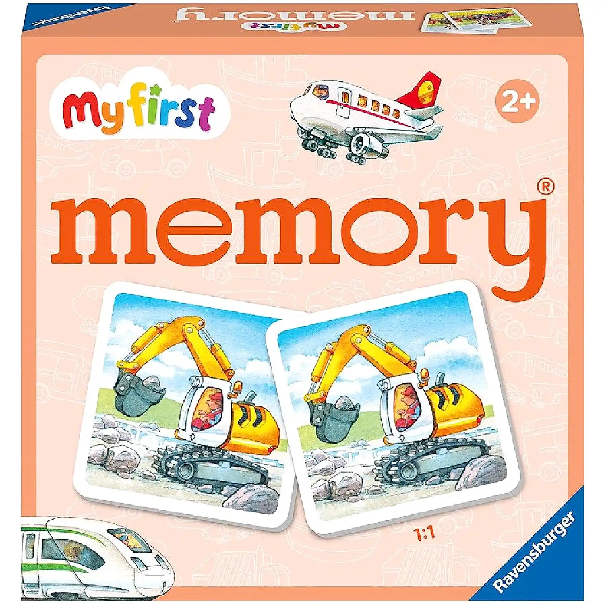 משחק זיכרון – כלי תחבורה ומכונות עבודה