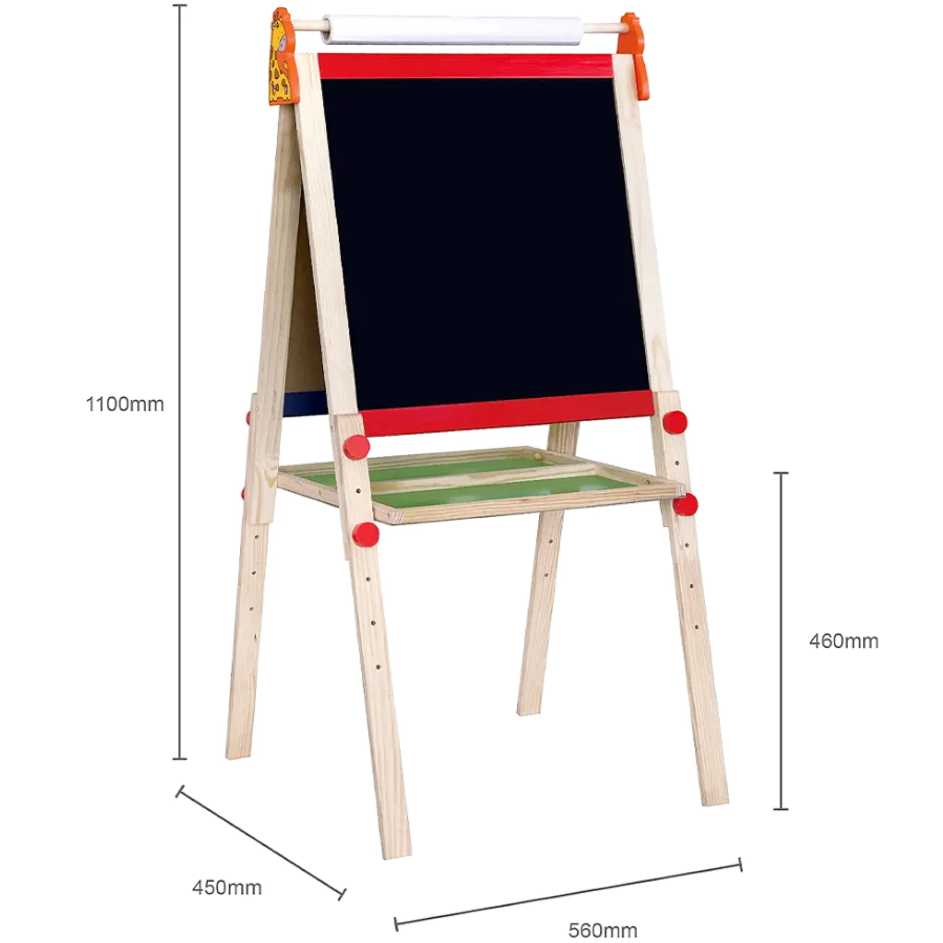 כן ציור מחיק + מגנטי+ גיר ונייר