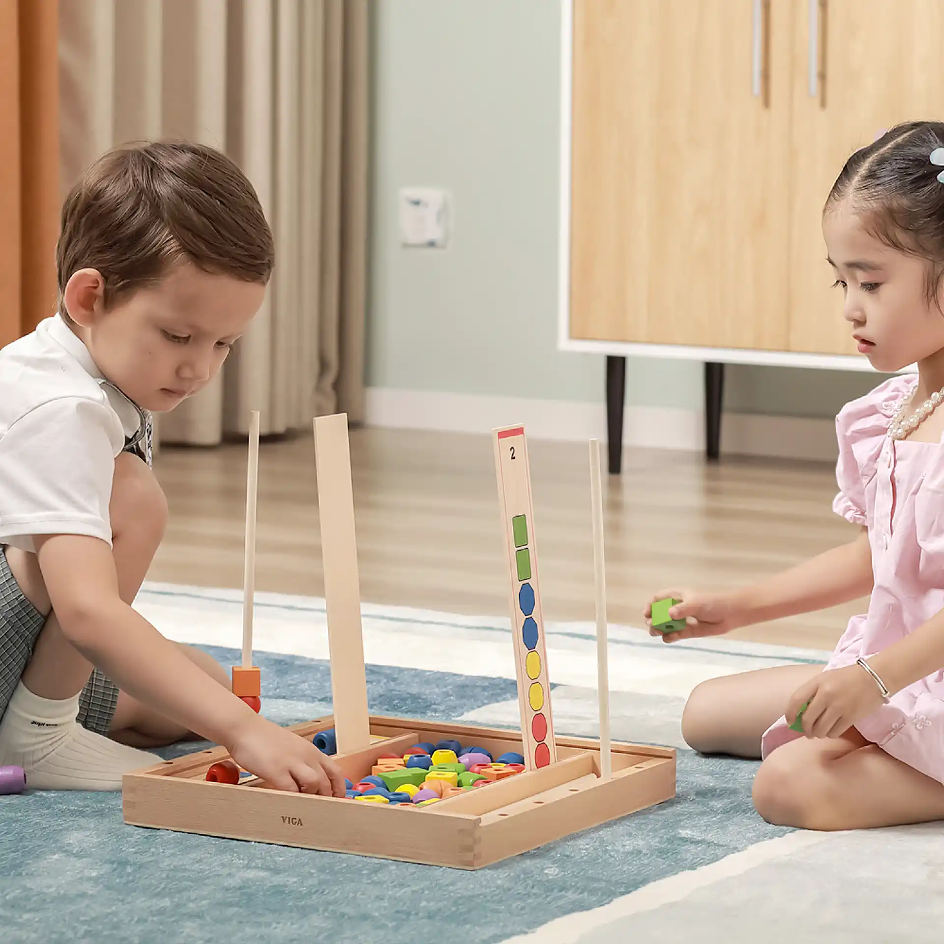 خرز الخشب - حسب النمط