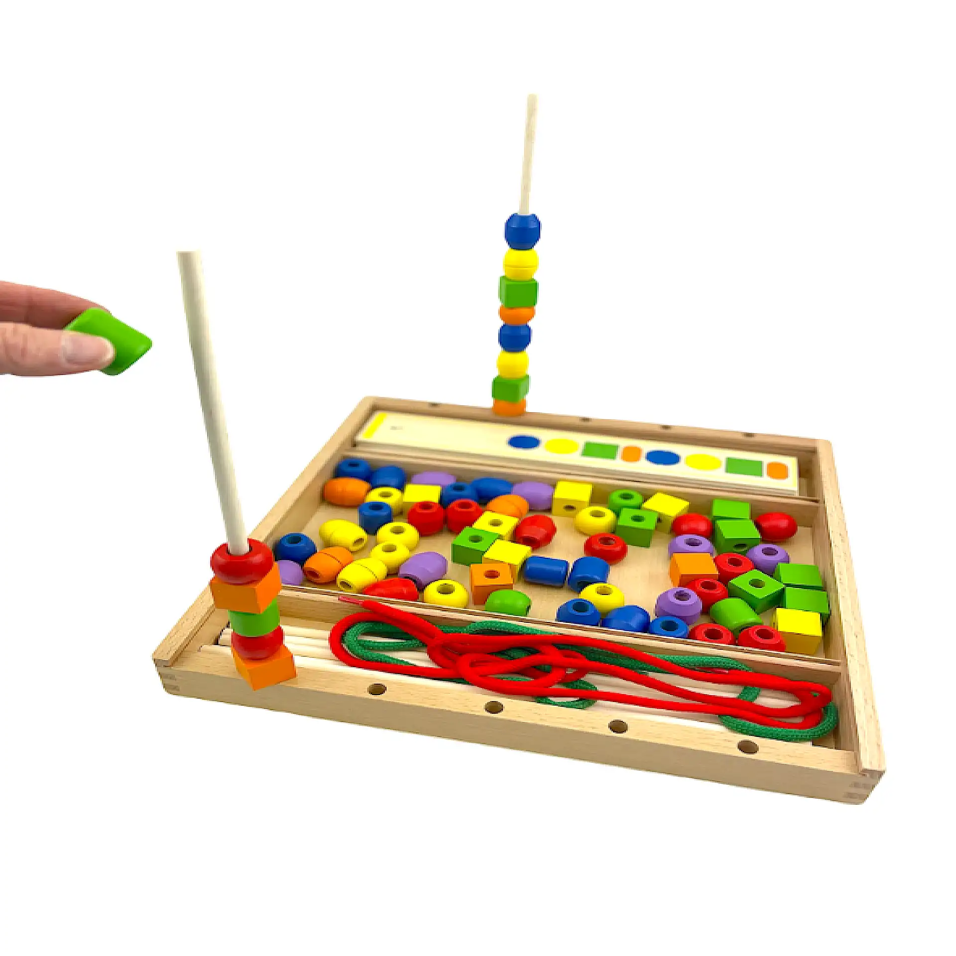 خرز الخشب - حسب النمط