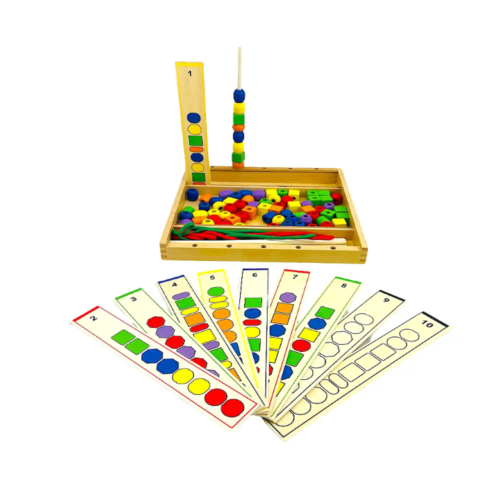 خرز الخشب - حسب النمط