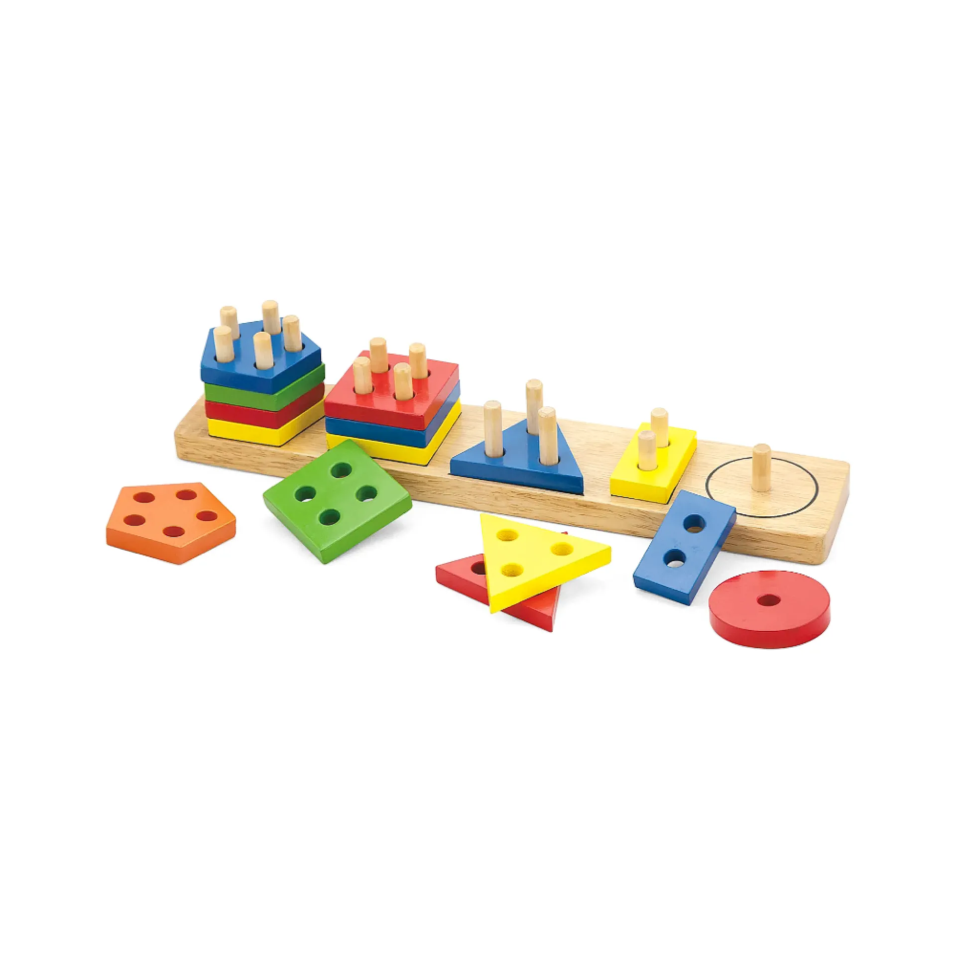 לוח 5 צורות גיאומטריות