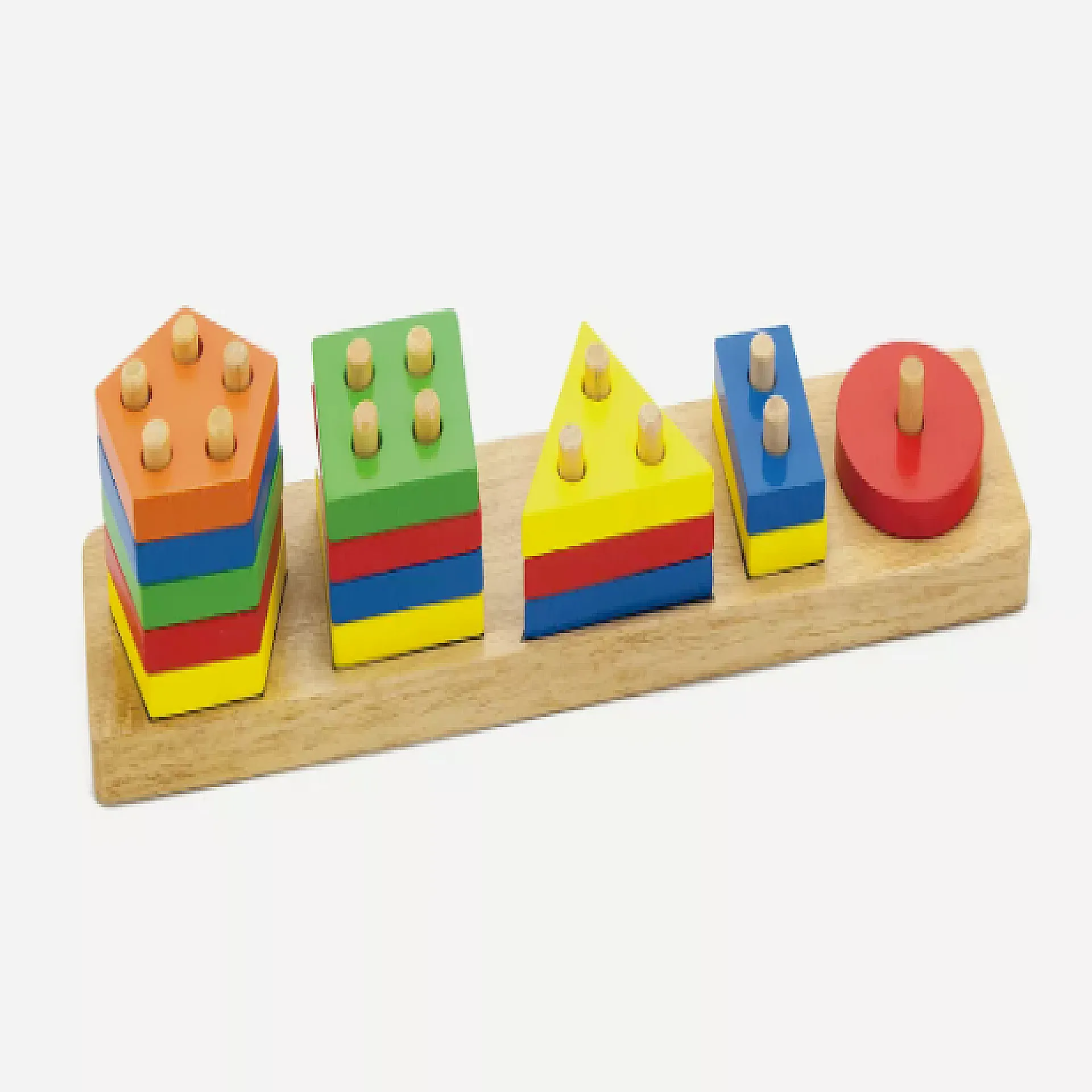 לוח 5 צורות גיאומטריות