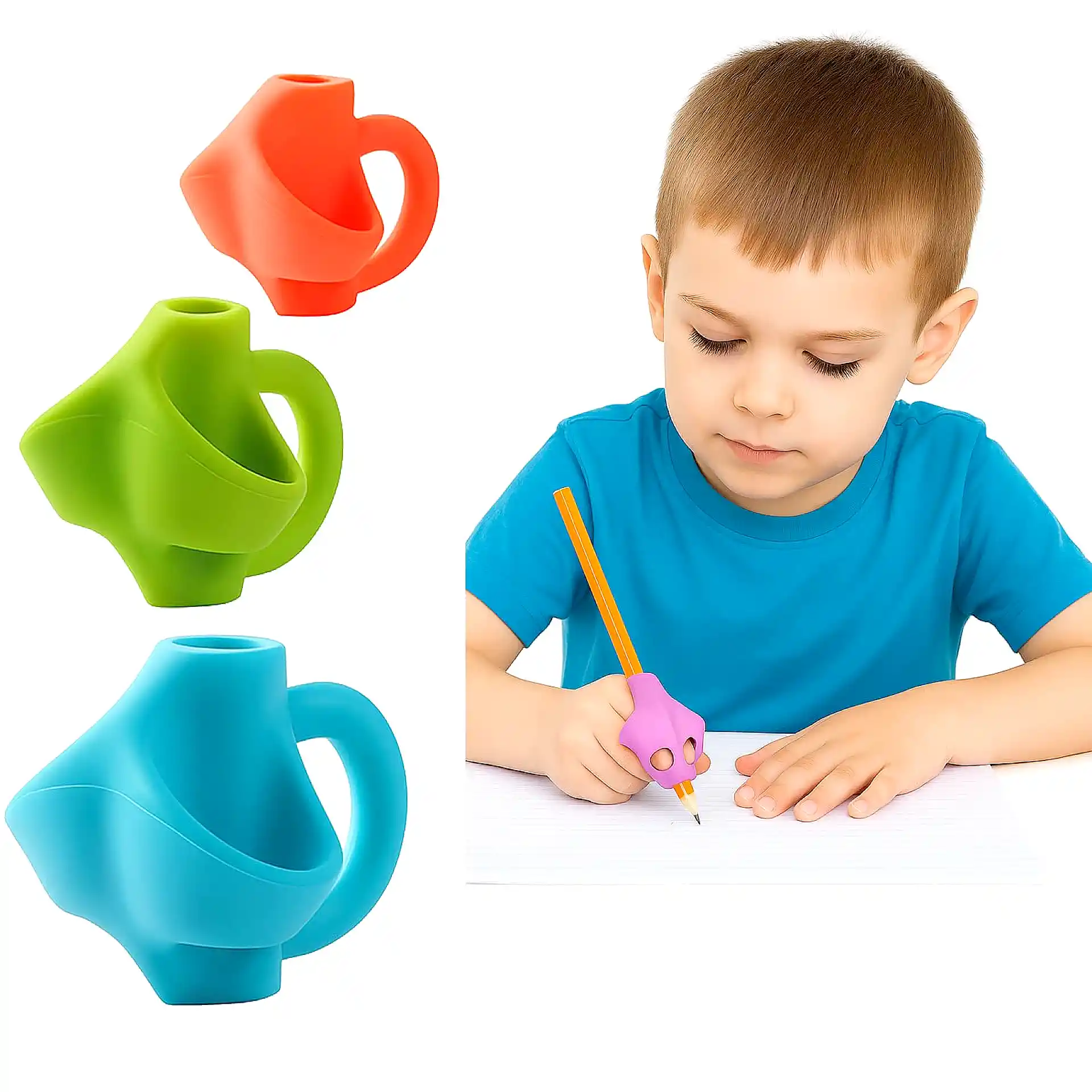 אוחז עיפרון סיליקון לילדים