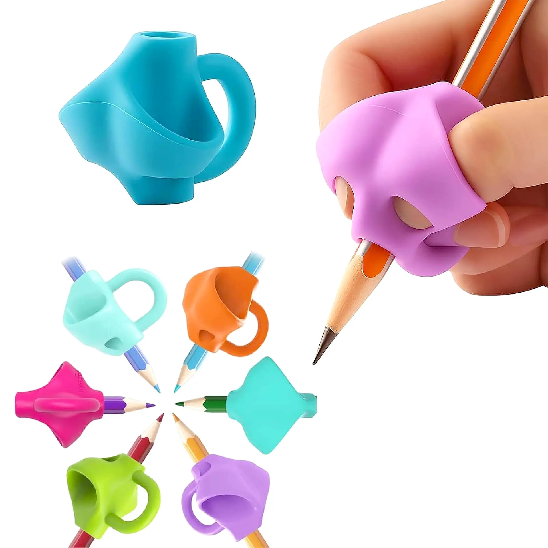 אוחז עיפרון סיליקון לילדים