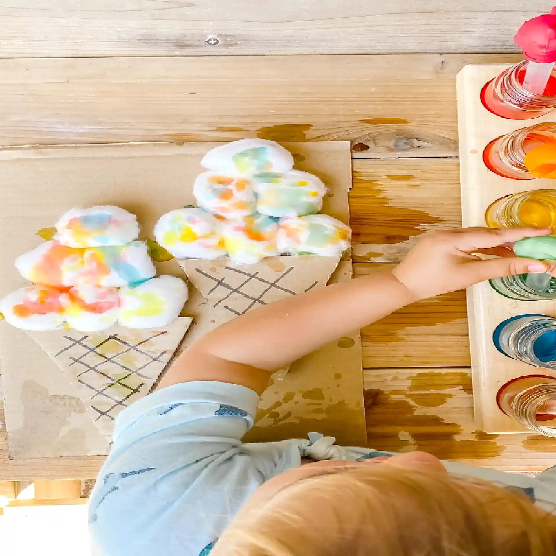 قطّارات جامبو ملوّنة (eyedroppers)