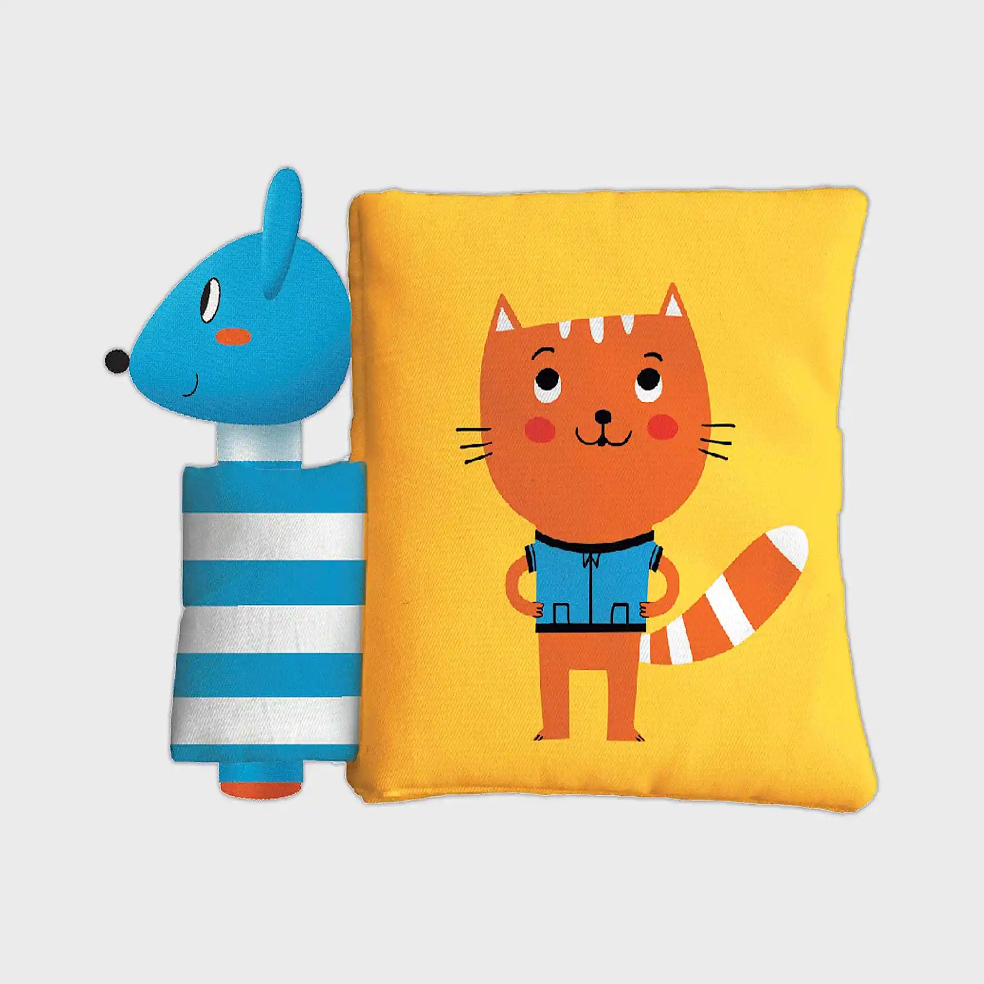 كتابي الناعم عن الحيوانات القطة والفأرة