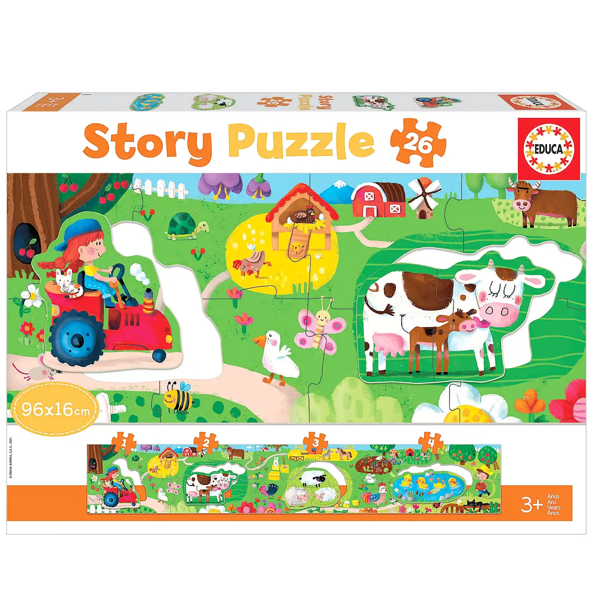 פאזל מספר סיפור - בחווה