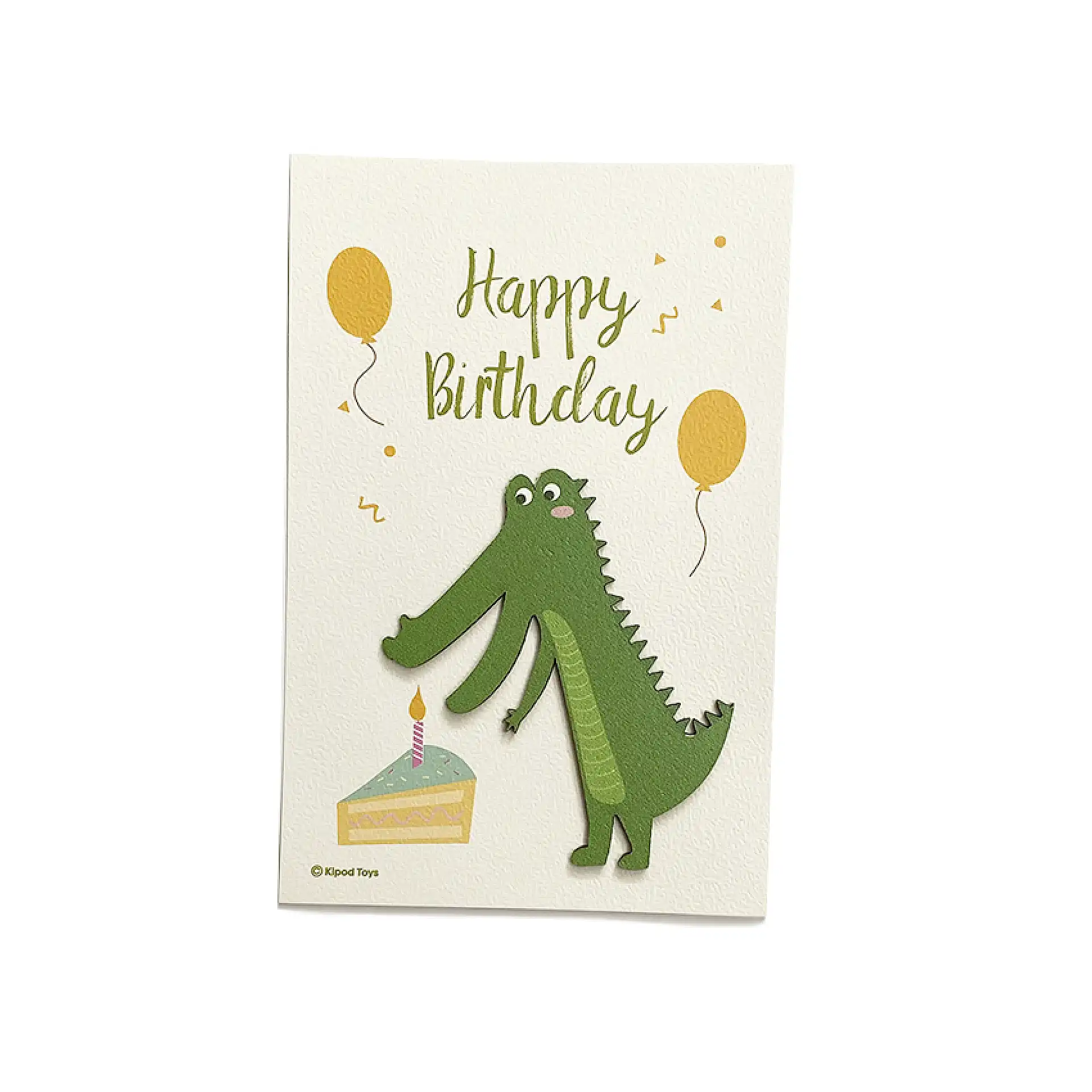 بطاقة تهنئة عيد ميلاد – خشب– Kipod