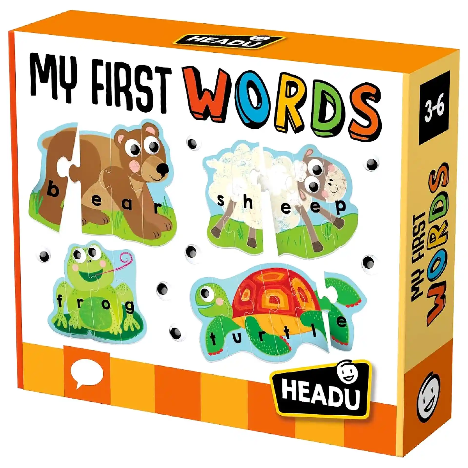 פאזל חיות ABC מדורג – 12 פאזלים – Headu