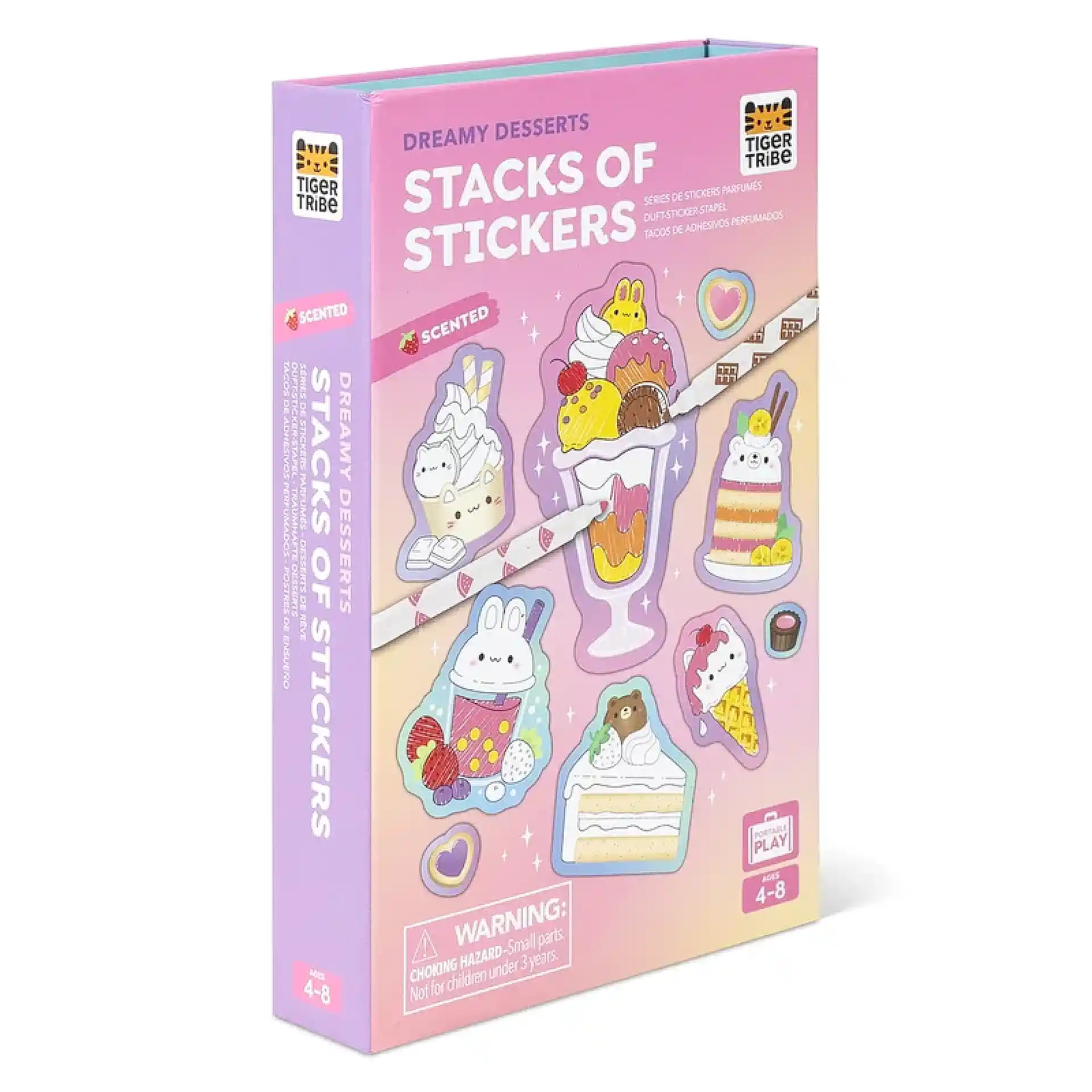 طقم تلوين ملصقات حلويات TigerTribe