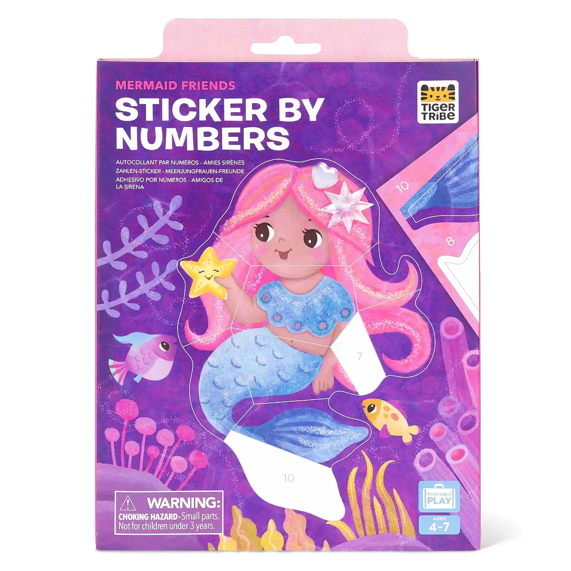 ملصقات حسب الأرقام – عالم حوريات البحر | Tiger Tribe