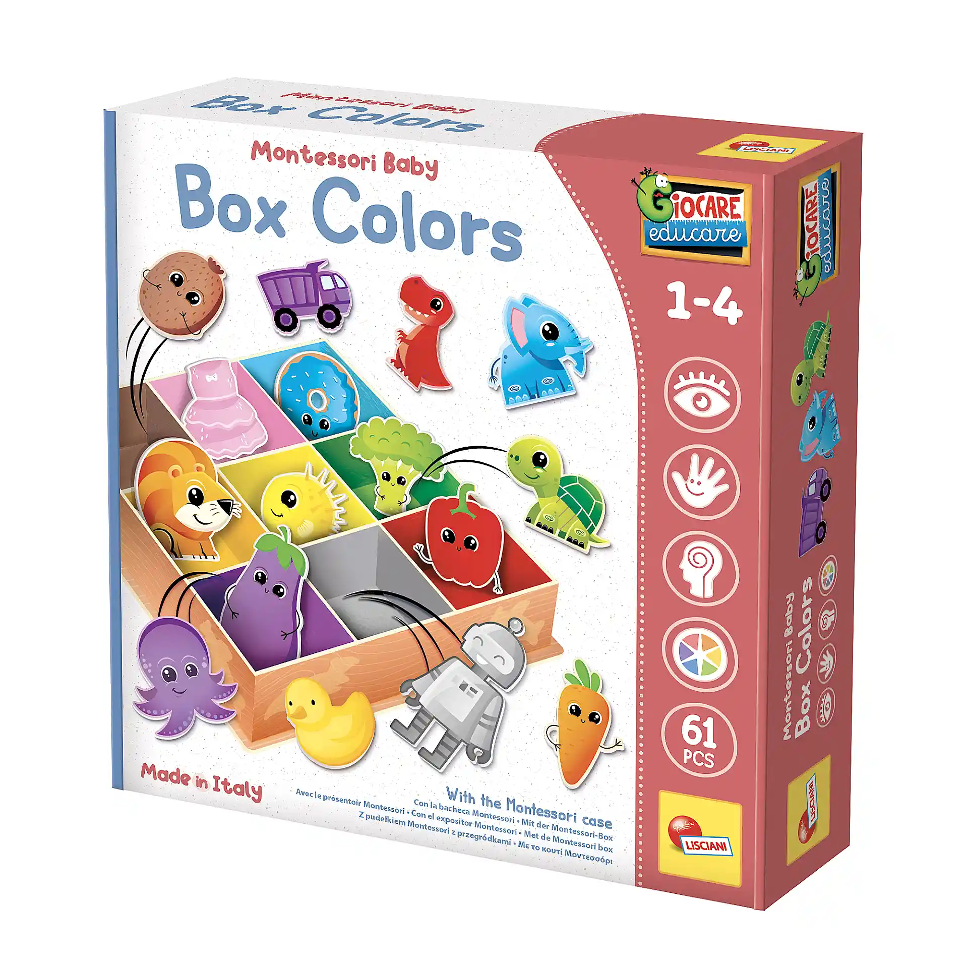 קופסת מיון צבעים מונטסורי לתינוקות | Lisciani