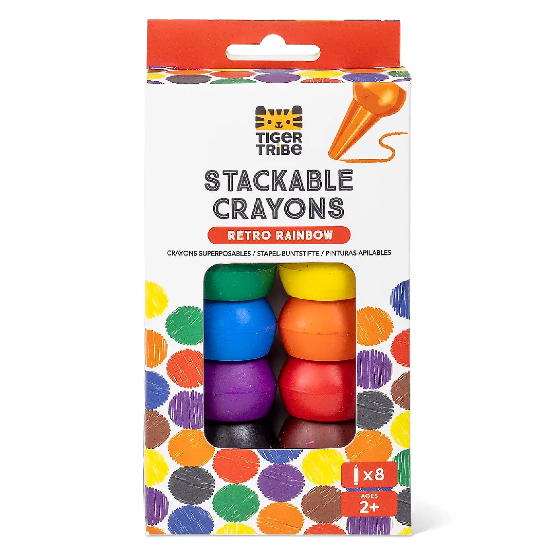 צבעי שעווה ניתנים להרכבה – קשת צבעים | Tiger Tribe