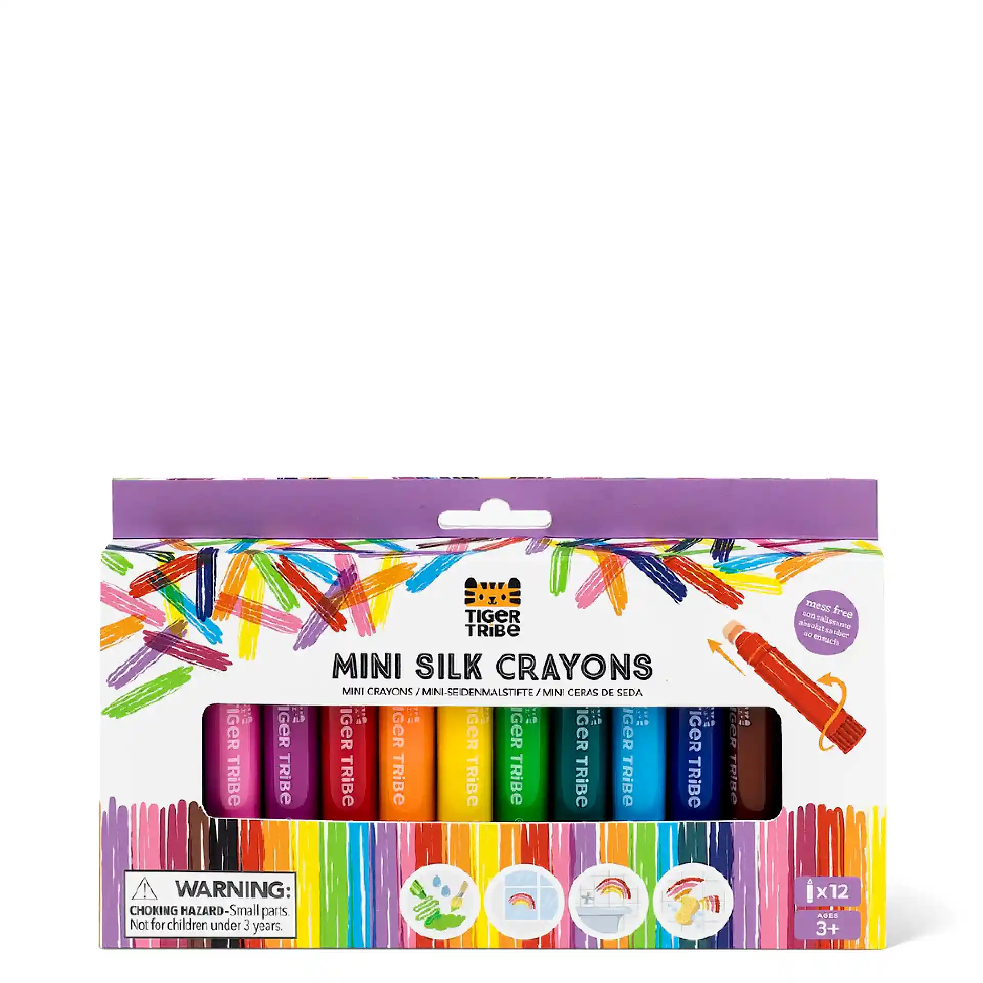 צבעי משי רכים (Silk Crayons) – חוויית ציור מתקדמת | Tiger Tribe