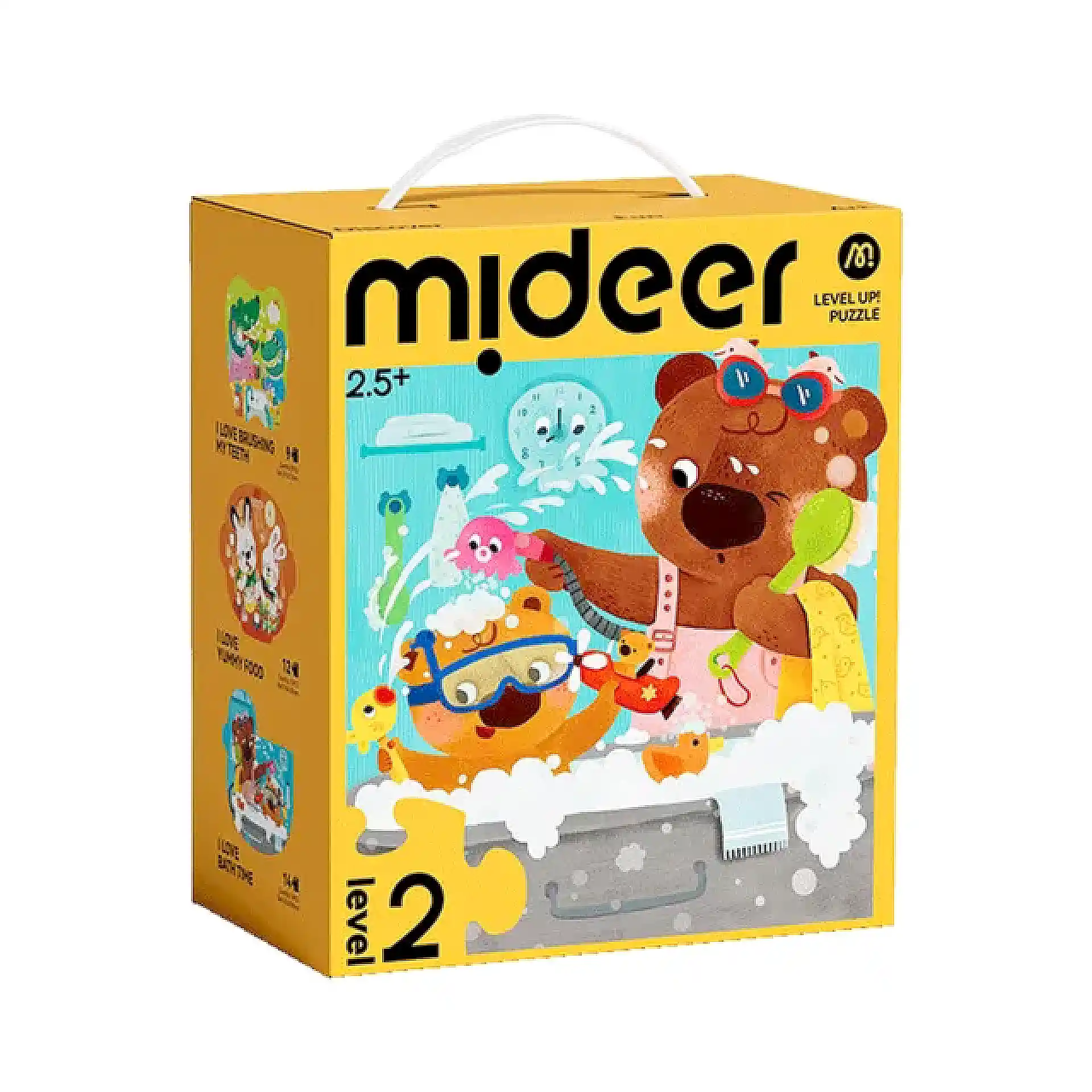 פאזל מדורג 3 ב-1 – הרגלים יומיומיים (רמה 2) | Mideer