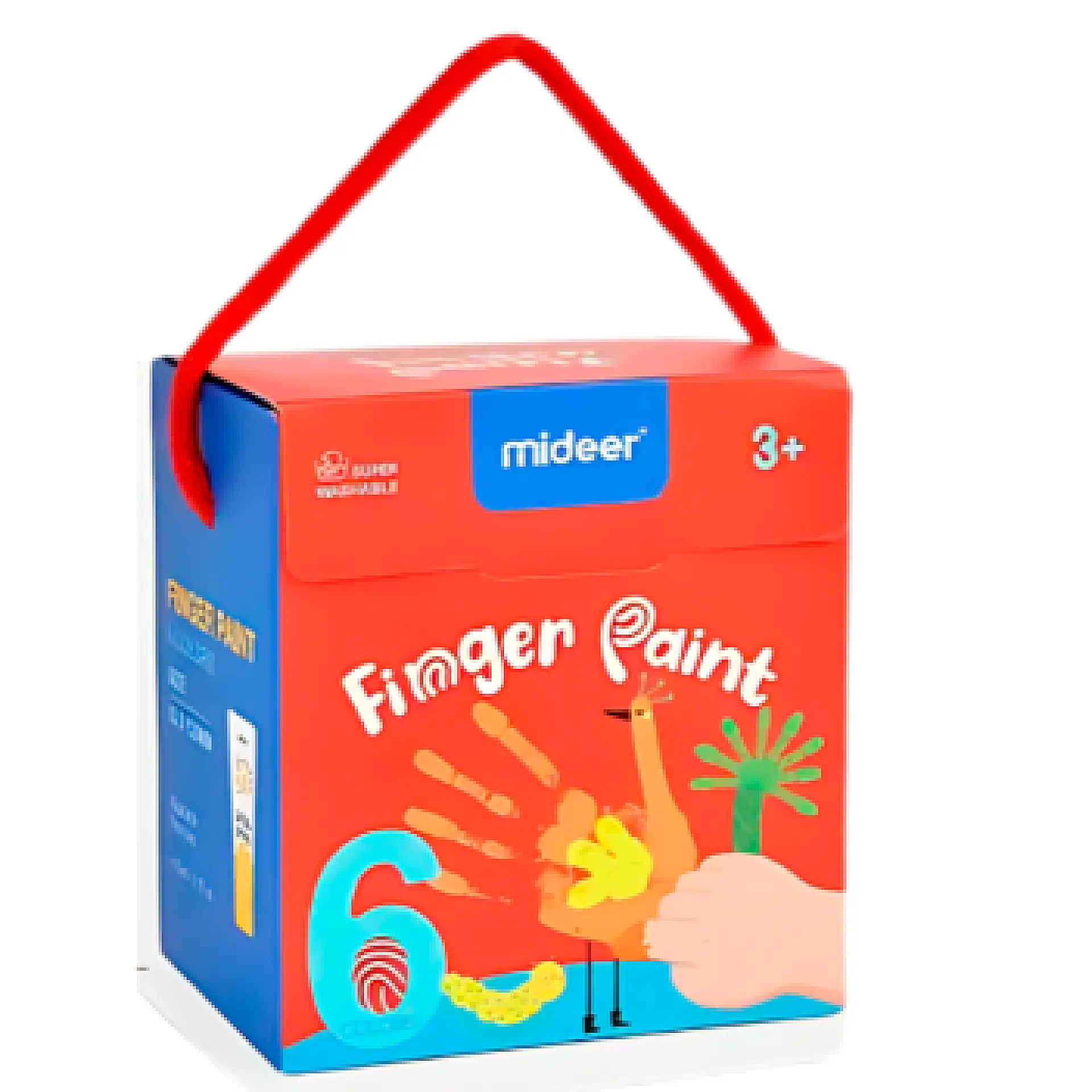 ألوان رسم بالأصابع 12 لون – Mideer