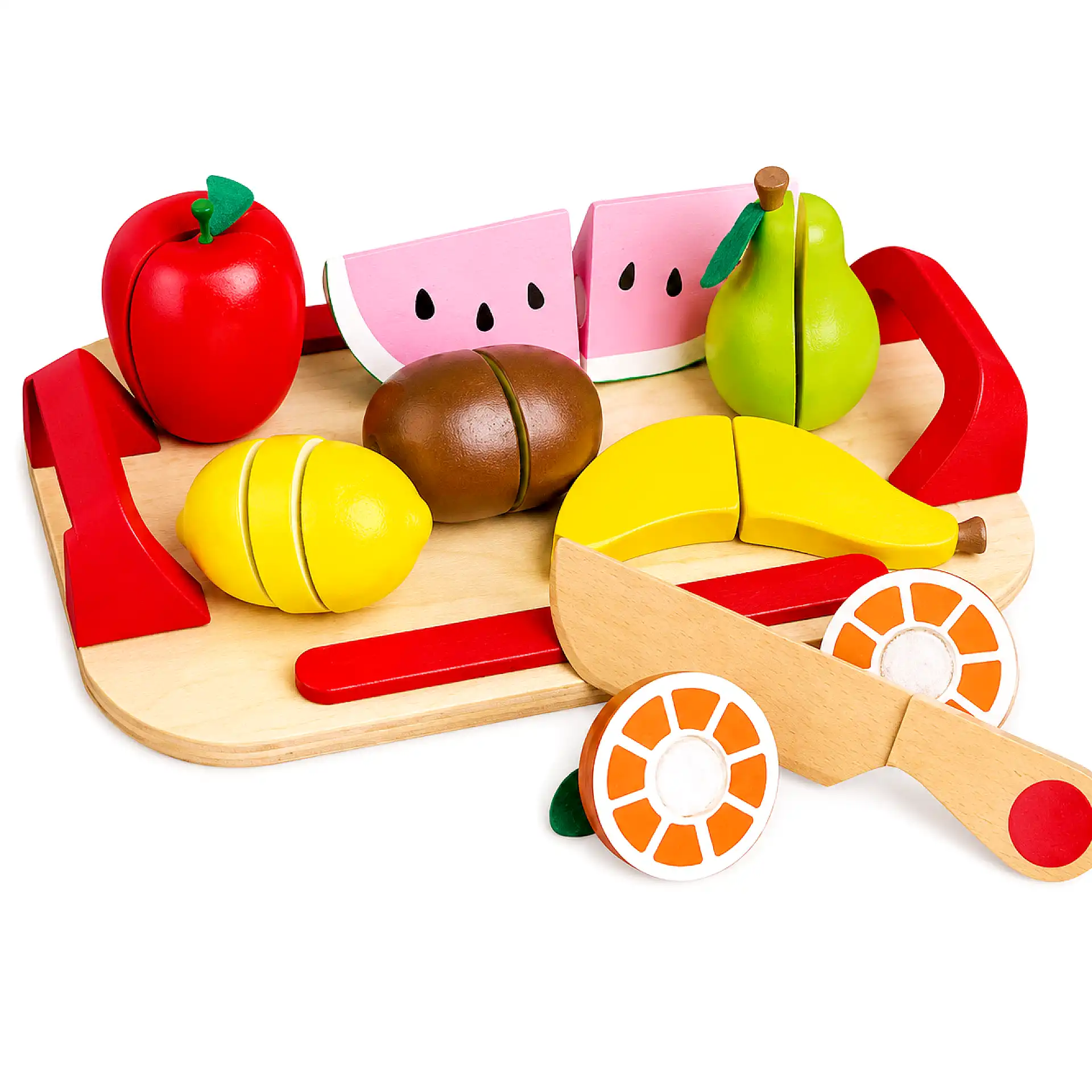 ערכת פירות עץ לחיתוך – Play Up
